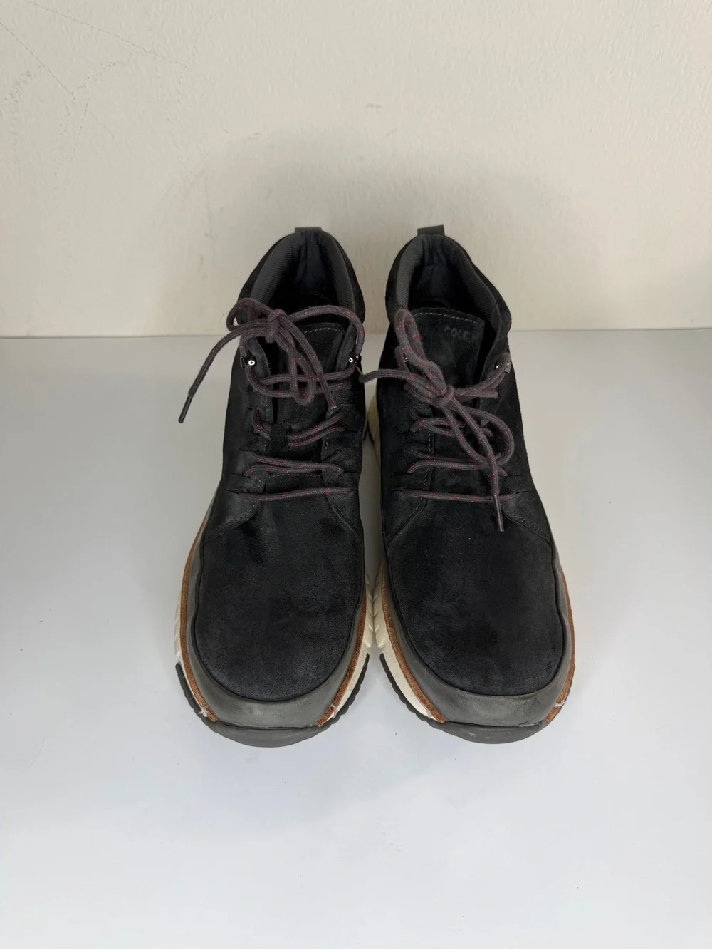 Cole Haan Zerogrand Rugged Men's Size 11M Chukka Boots Black Suede C28460